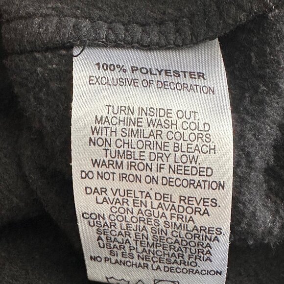 Tony Hawk Kids S Two-Tone Hoodie Pullover Sweatshirt Black & Orange Polyester Ma - Picture 4 of 5